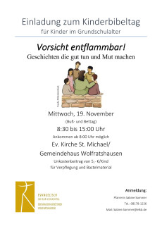 Plakat Kinderbibeltag