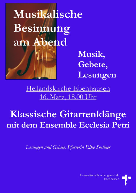 Musikalische Besinnung 16.03.2025