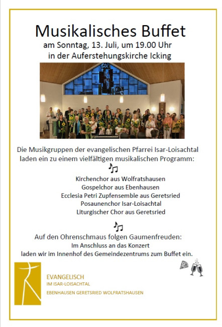 Plakat musikalisches Buffet 205