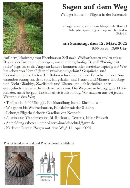 Segen auf dem Weg 15. März 2025
