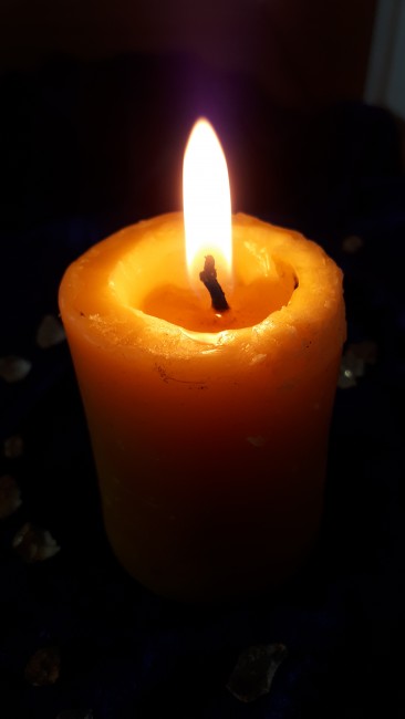 Licht einer Kerze